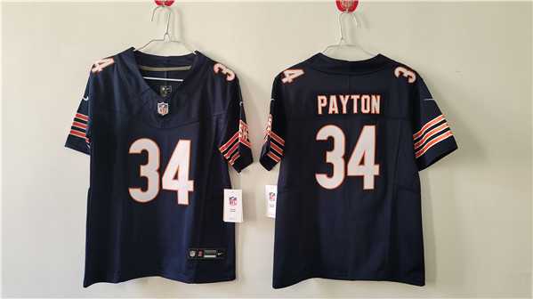 Women's Chicago Bears #34 Walter Payton Navy 2024 Draft F.U.S.E. Vapor Football Stitched Jersey(Run Small),We sell and wholesale Women's Chicago Bears #34 Walter Payton Navy 2024 Draft F.U.S.E. Vapor Football Stitched Jersey(Run Small) on line form chian!